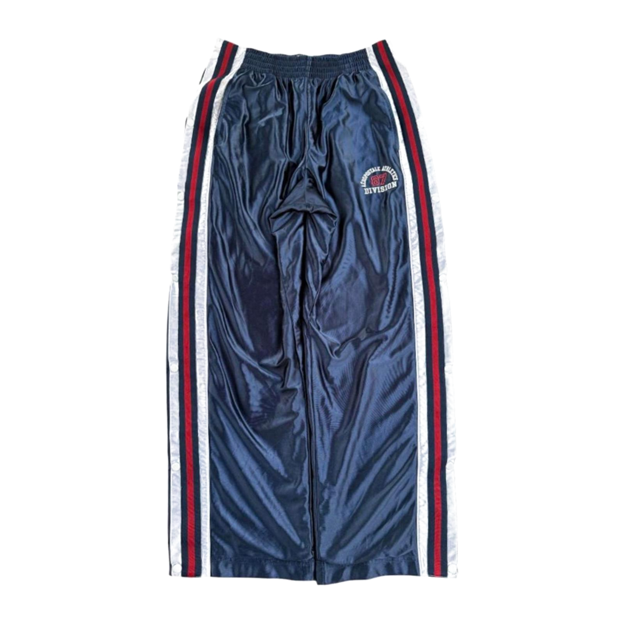 7779 Aeropostale Y2K Baggy Hip Hop Track Pants Blue L