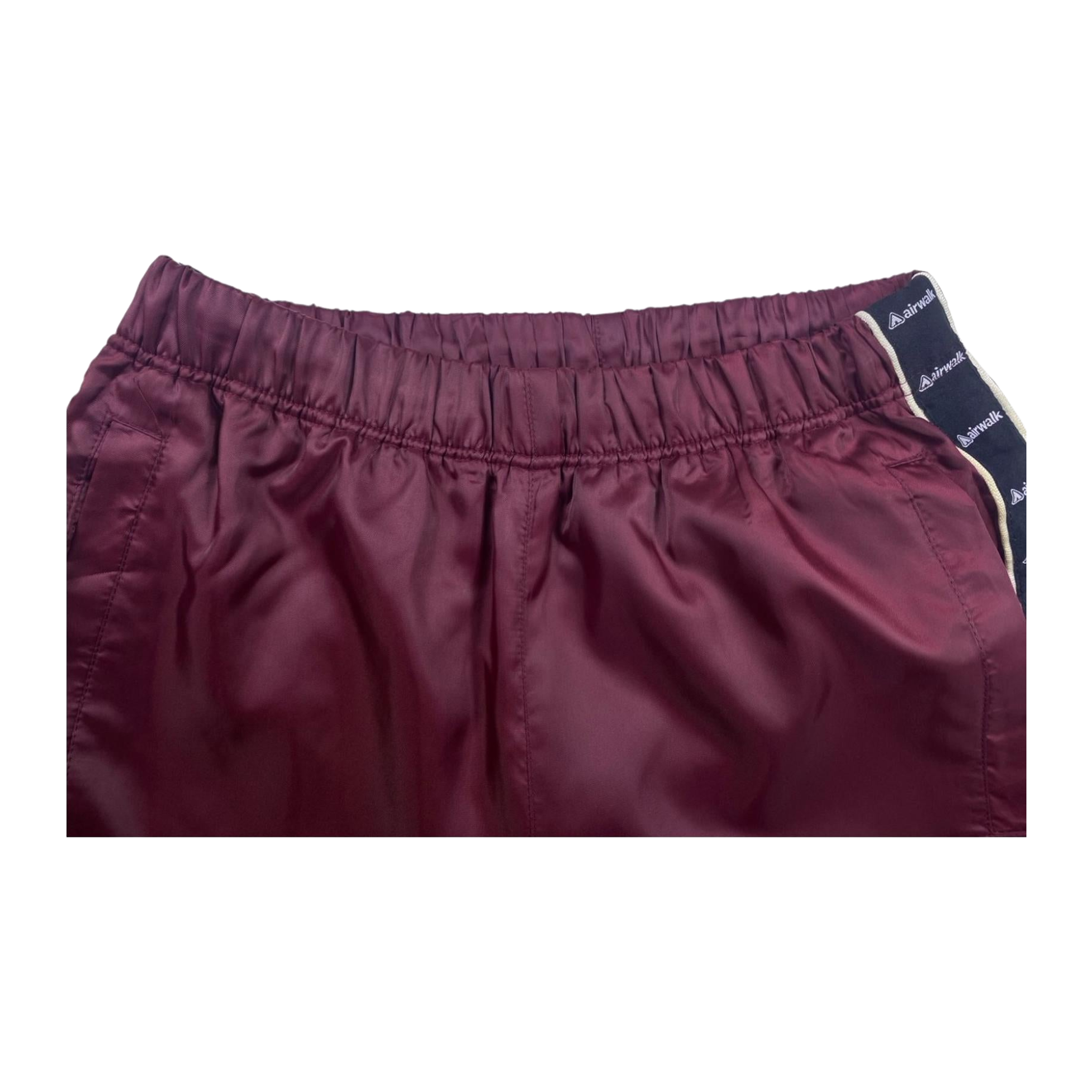 5923 Airwalk Y2K Track Pant Burgundy L