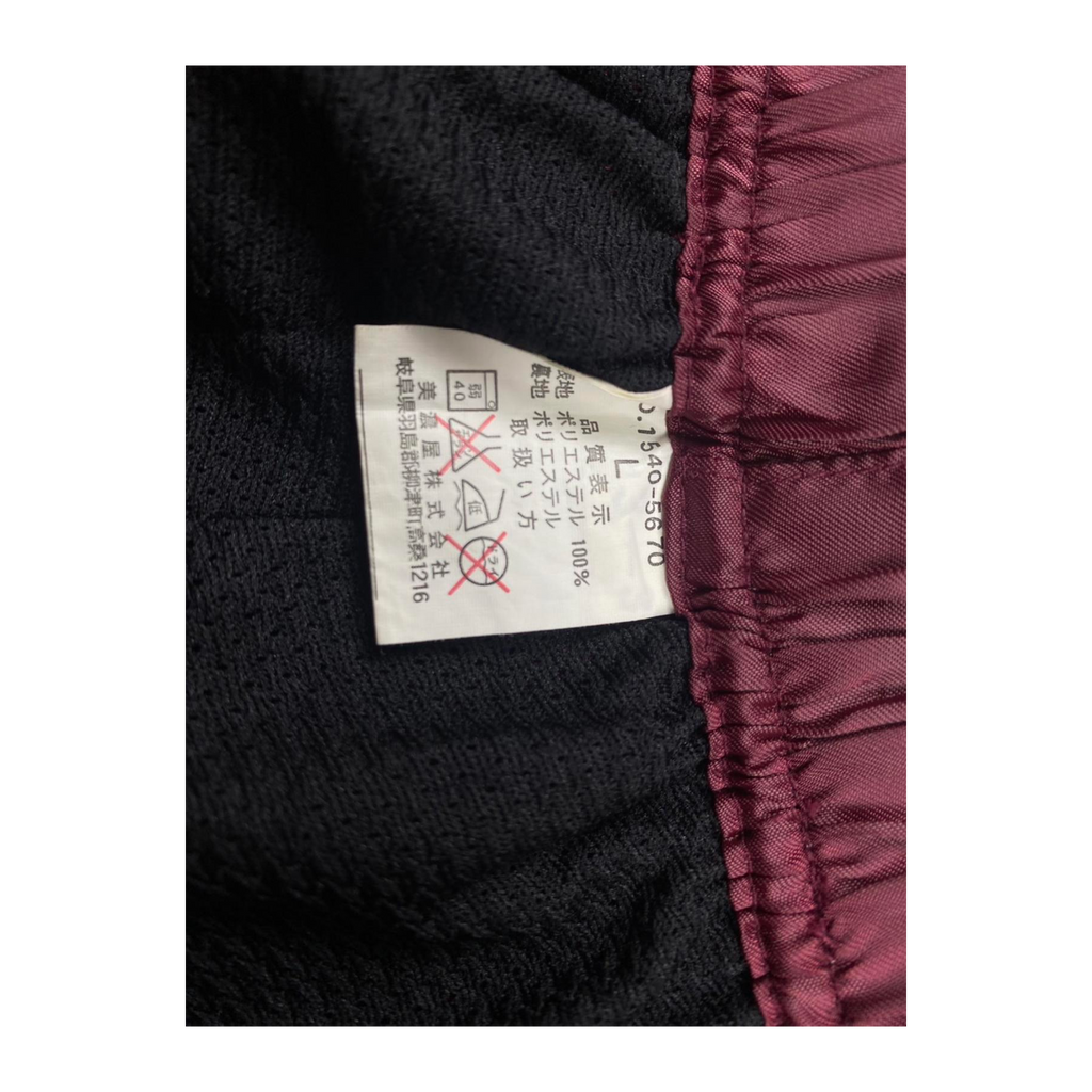 5923 Airwalk Y2K Track Pant Burgundy L