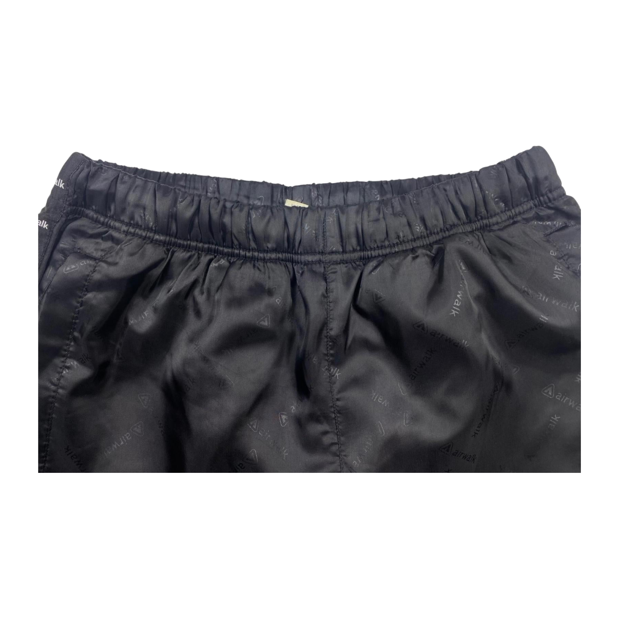 5924 AIRWALK Japan Y2K Baggy Track Pants Black M