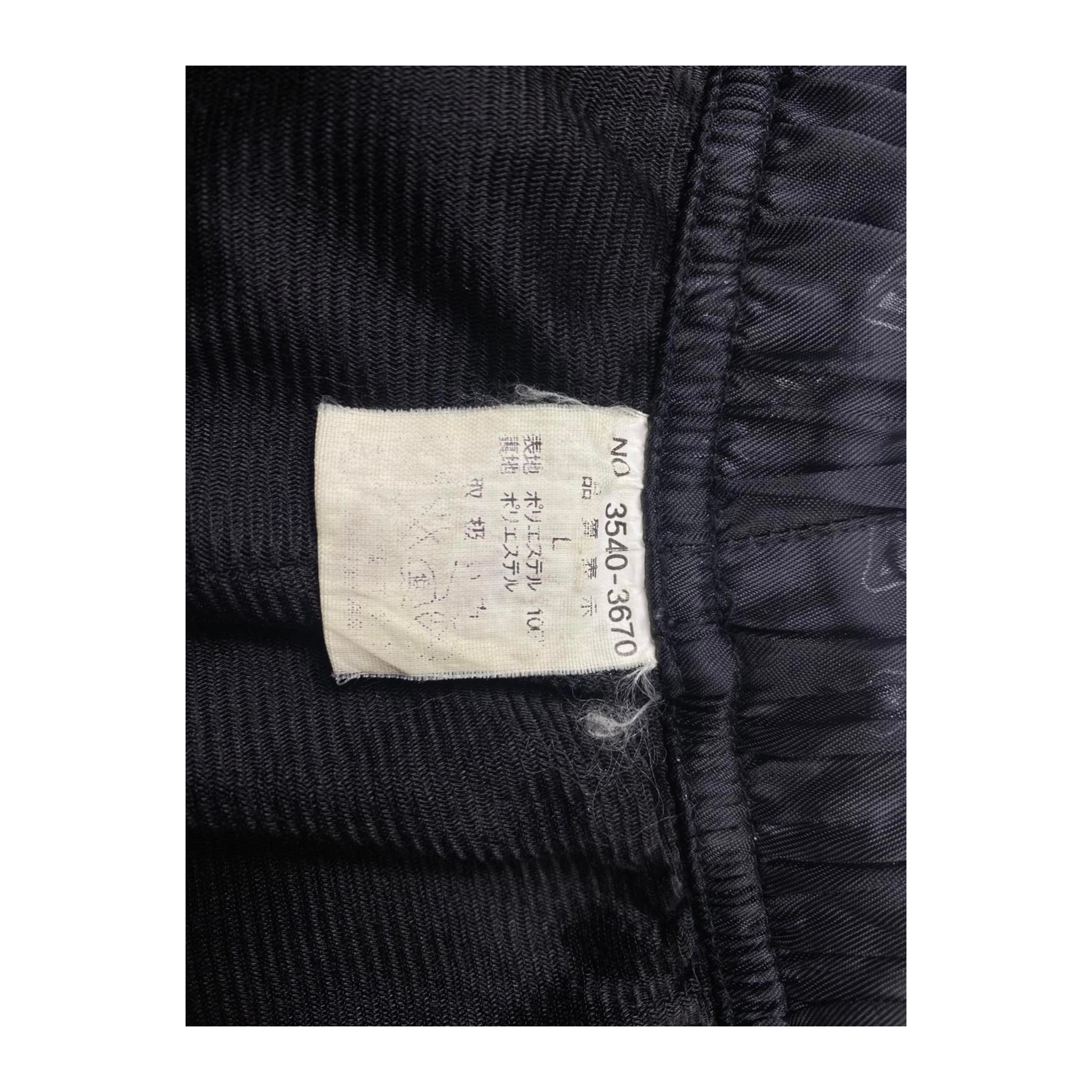 5924 AIRWALK Japan Y2K Baggy Track Pants Black M