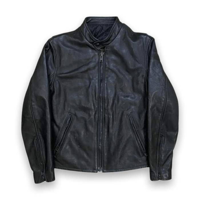HOT Leathers Leather Biker Jacket Made in USA 1980’s Vintage M