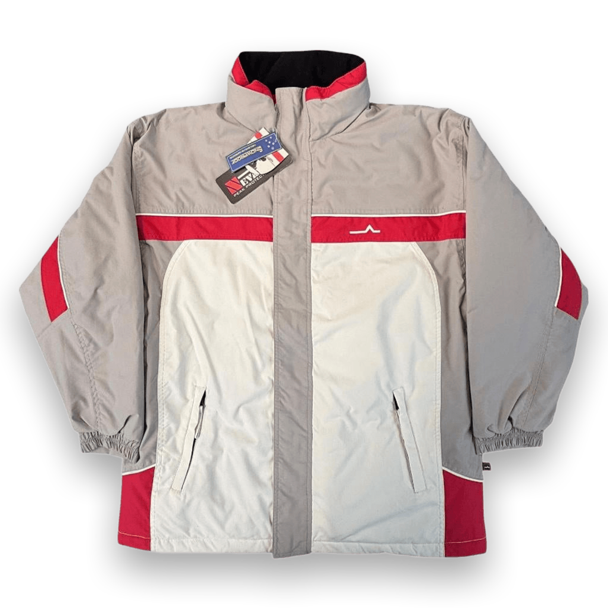 Nevada Heavy Ski Snowboard Full Zip Winter Jacket Grey L