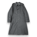 Irvine Sellars Mate's Carnaby St Made in England Vintage 1970s Wool Overcoat Black S