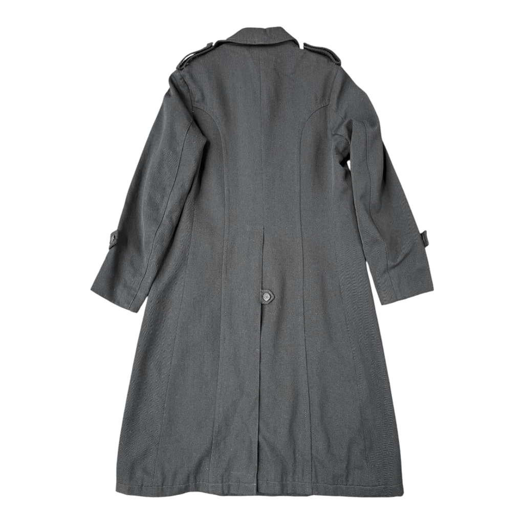 Irvine Sellars Mate's Carnaby St Made in England Vintage 1970s Wool Overcoat Black S