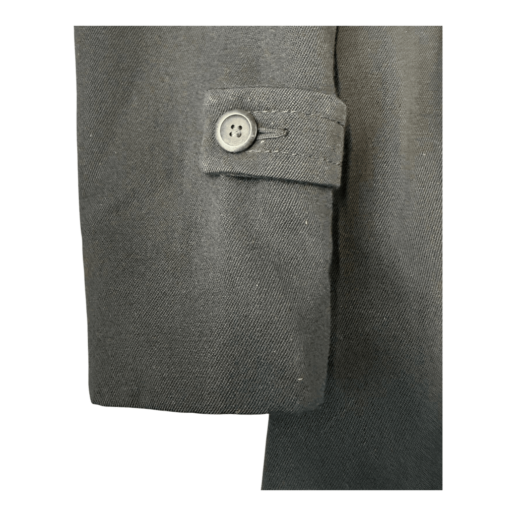 Irvine Sellars Mate's Carnaby St Made in England Vintage 1970s Wool Overcoat Black S