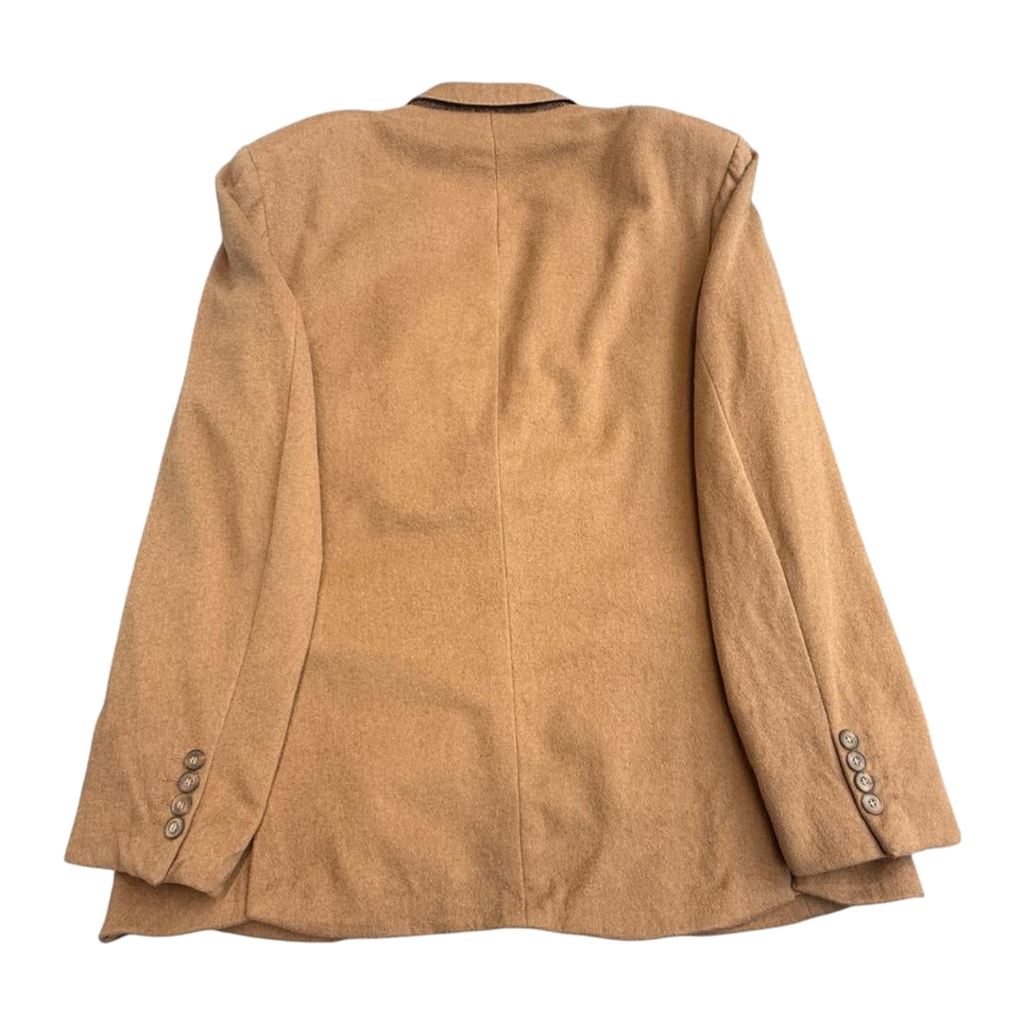 Burberry Wool Blazer Vintage Tan M