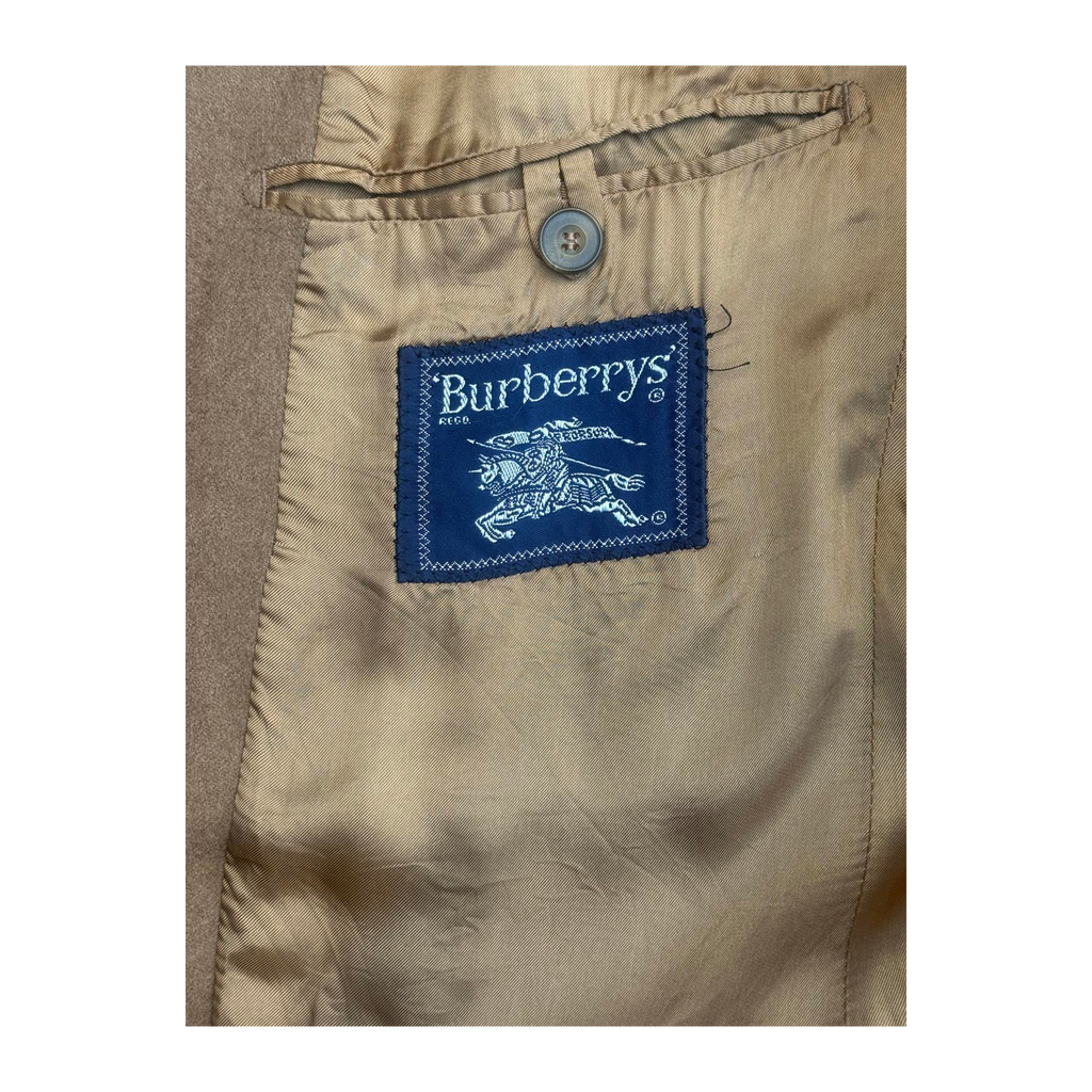 Burberry Wool Blazer Vintage Tan M