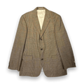 Hugo Boss Blazer Wool Tweed Overcoat Brown L