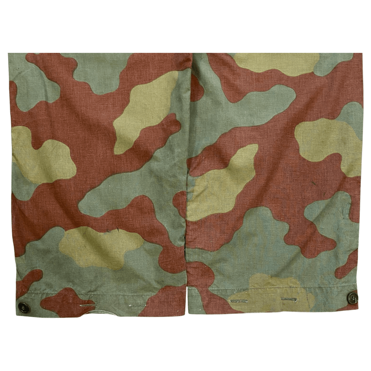 Vintage Italian Military Para Pants Camouflage 1960's Stamped 34