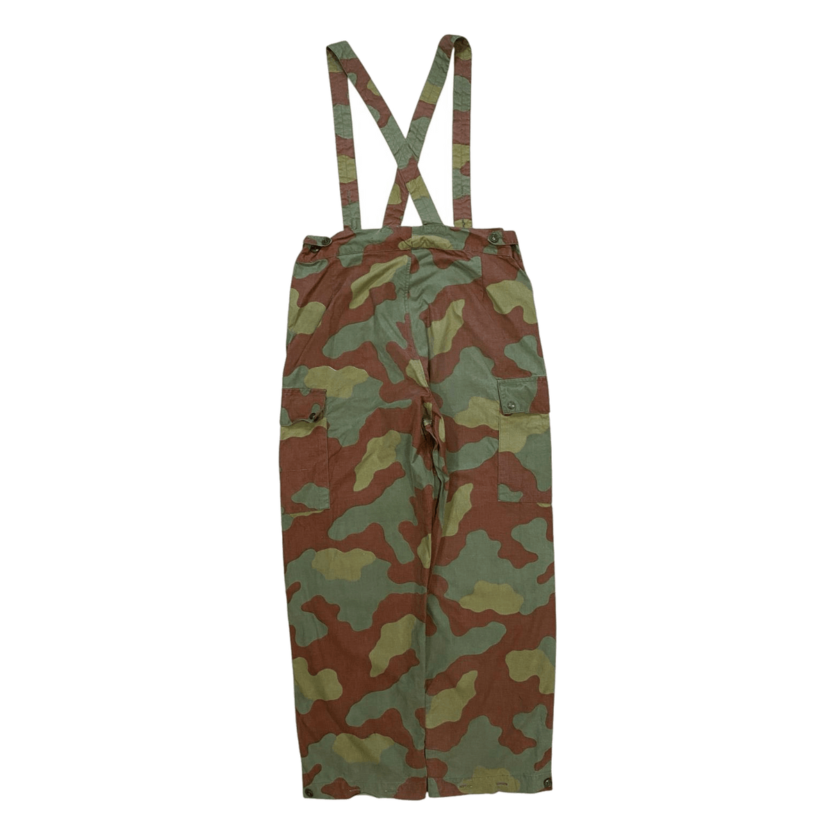 Vintage Italian Military Para Pants Camouflage 1960's Stamped 34