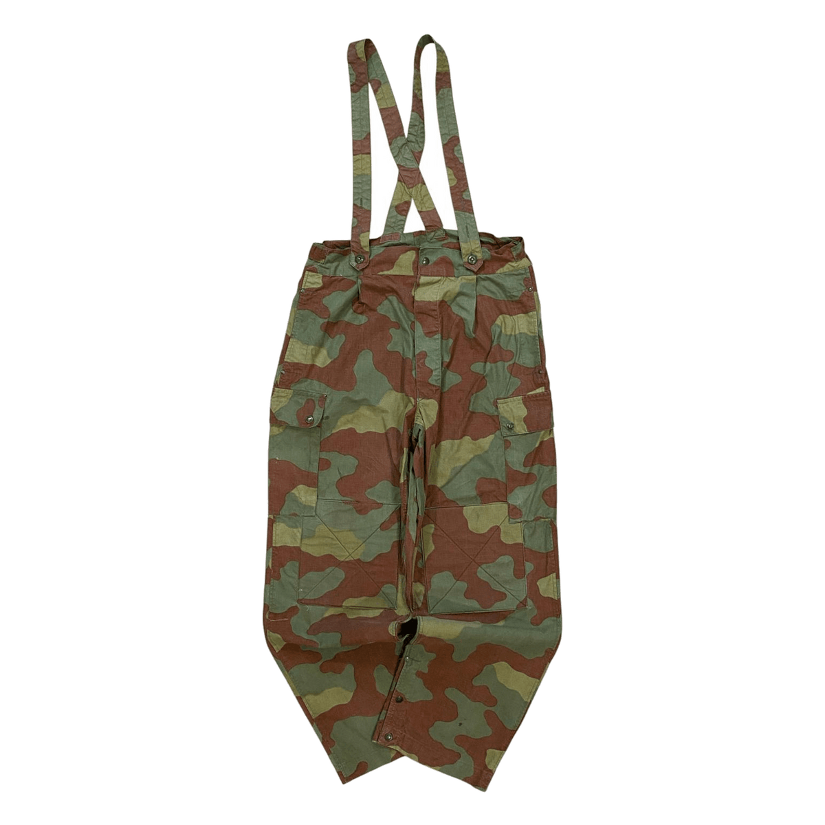 Vintage Italian Military Para Pants Camouflage 1960's Stamped 34