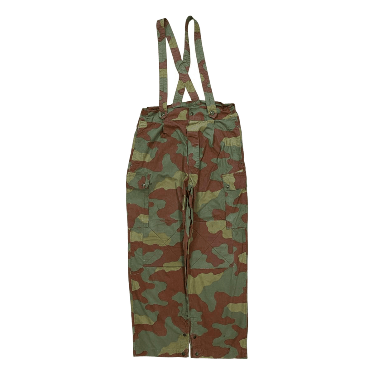 Vintage Italian Military Para Pants Camouflage 1960's Stamped 34