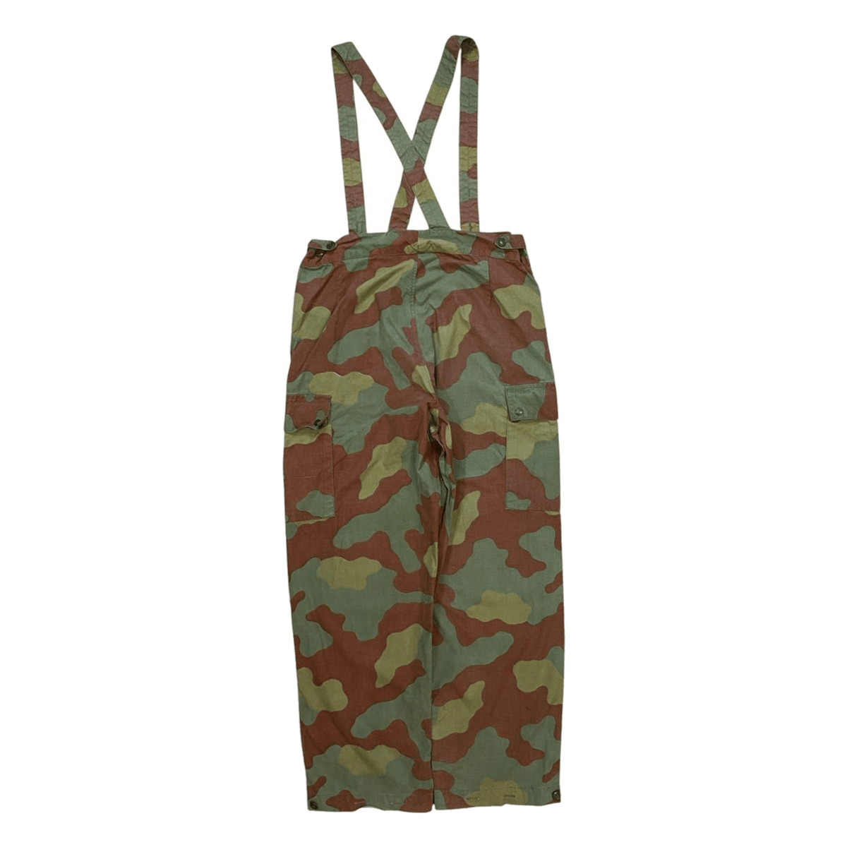 Vintage Italian Military Para Pants Camouflage 1960's Stamped 34