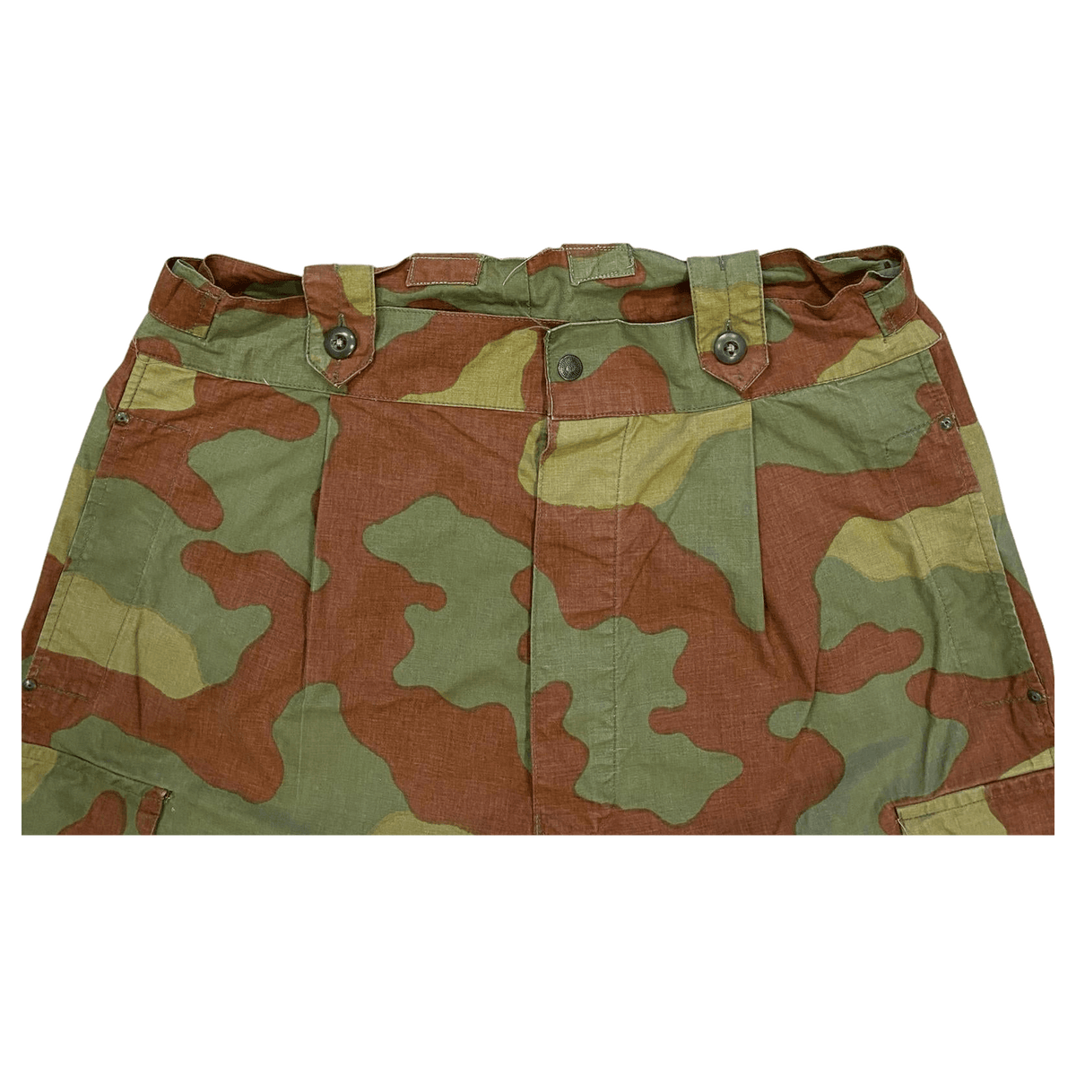 Vintage Italian Military Para Pants Camouflage 1960's Stamped 34