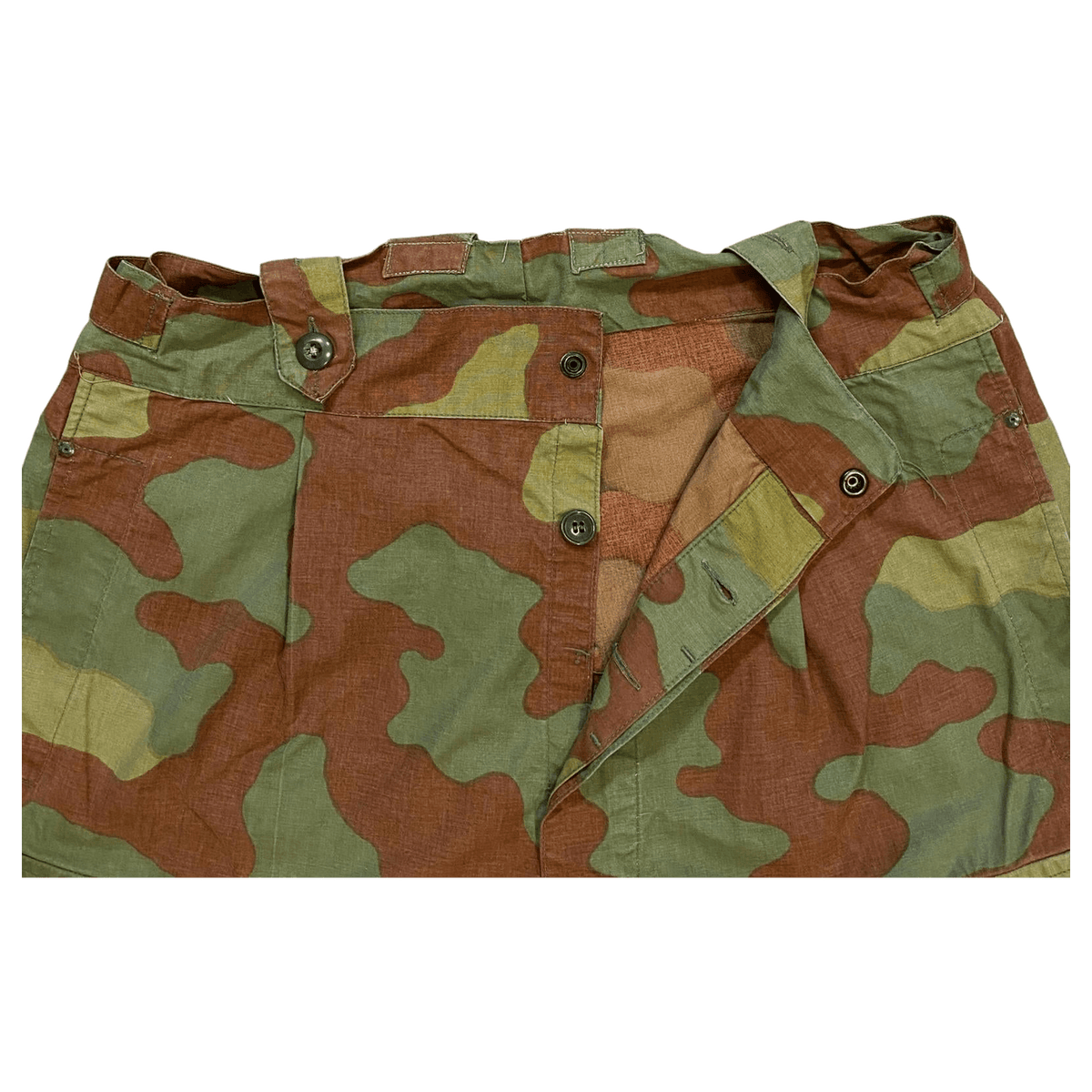 Vintage Italian Military Para Pants Camouflage 1960's Stamped 34