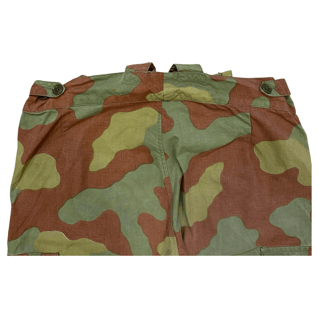Vintage Italian Military Para Pants Camouflage 1960's Stamped 34