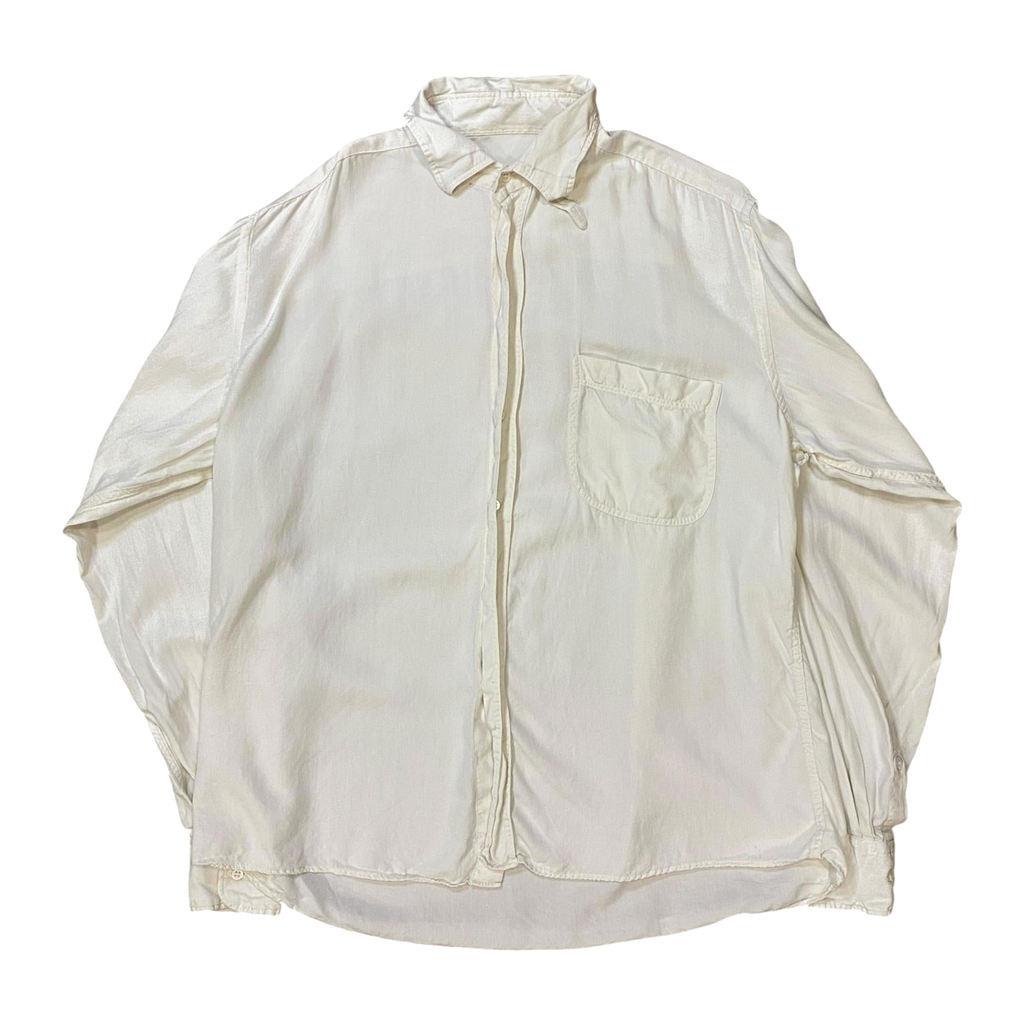 Bagutta Made in Italy Vintage Button Up Shirt Cream L