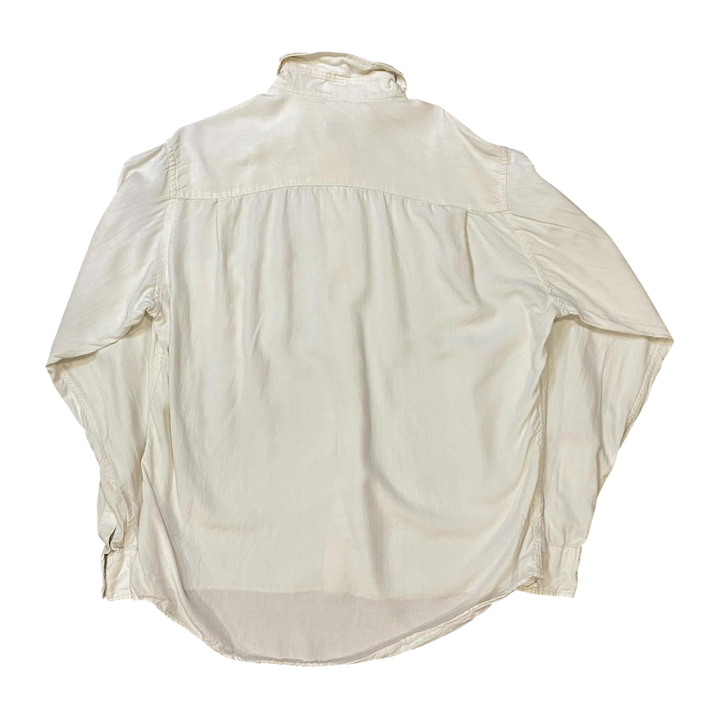 Bagutta Made in Italy Vintage Button Up Shirt Cream L