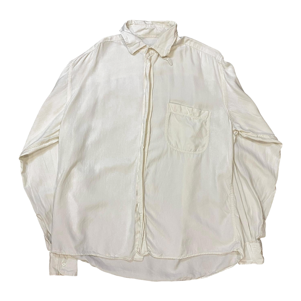Bagutta Made in Italy Vintage Button Up Shirt Cream L