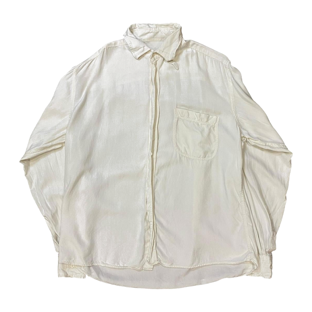 Bagutta Made in Italy Vintage Button Up Shirt Cream L