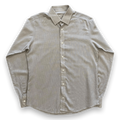 Jean Pierre Vintage 1970s Made in England Men's Long Sleeve Button Up Shirt Grey M