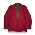 John Peters Vintage 1970s Made in England Wool Blazer Red S
