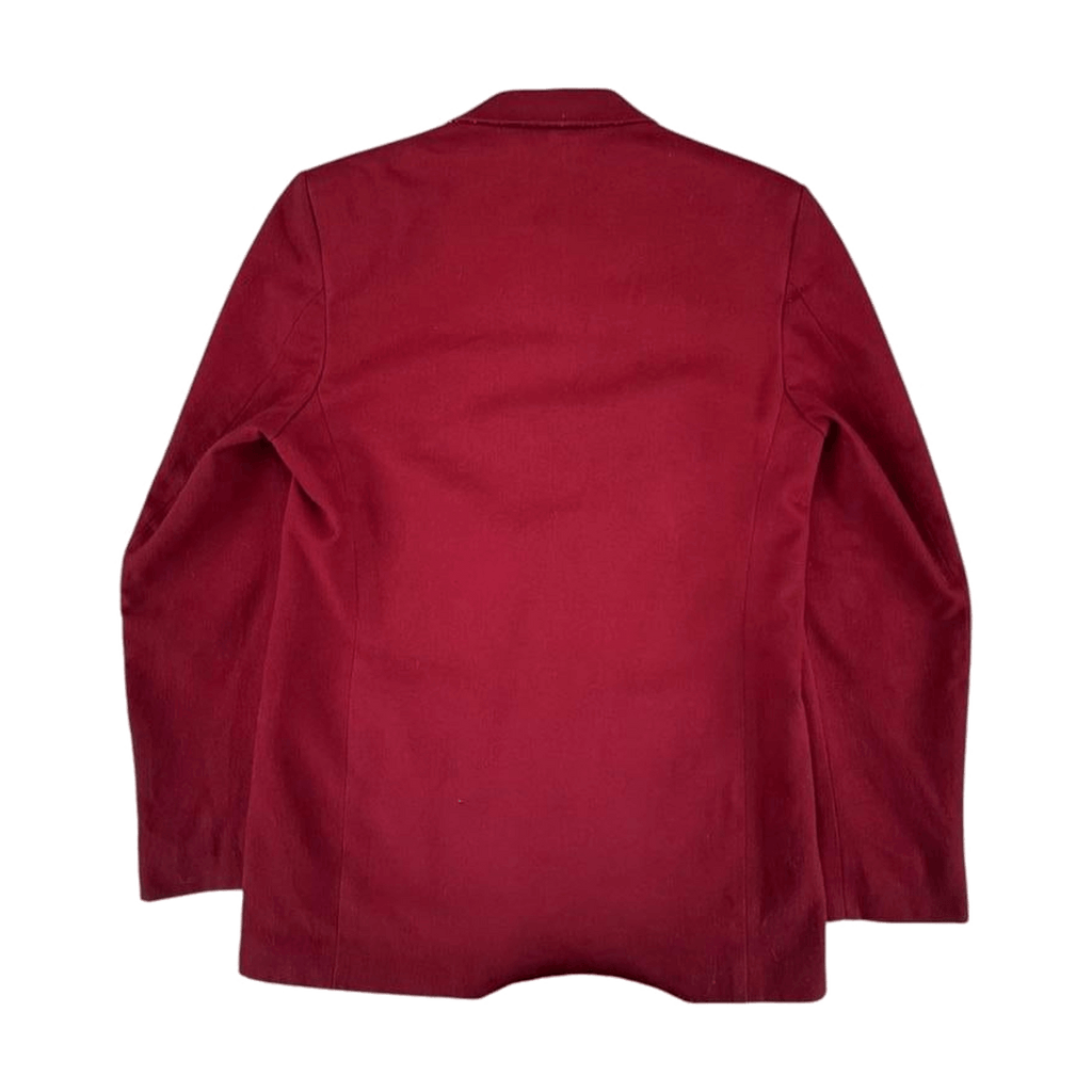 John Peters Vintage 1970s Made in England Wool Blazer Red S
