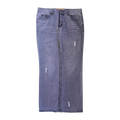FUSA Focus USA Distressed Straight Leg Denim Jeans 14