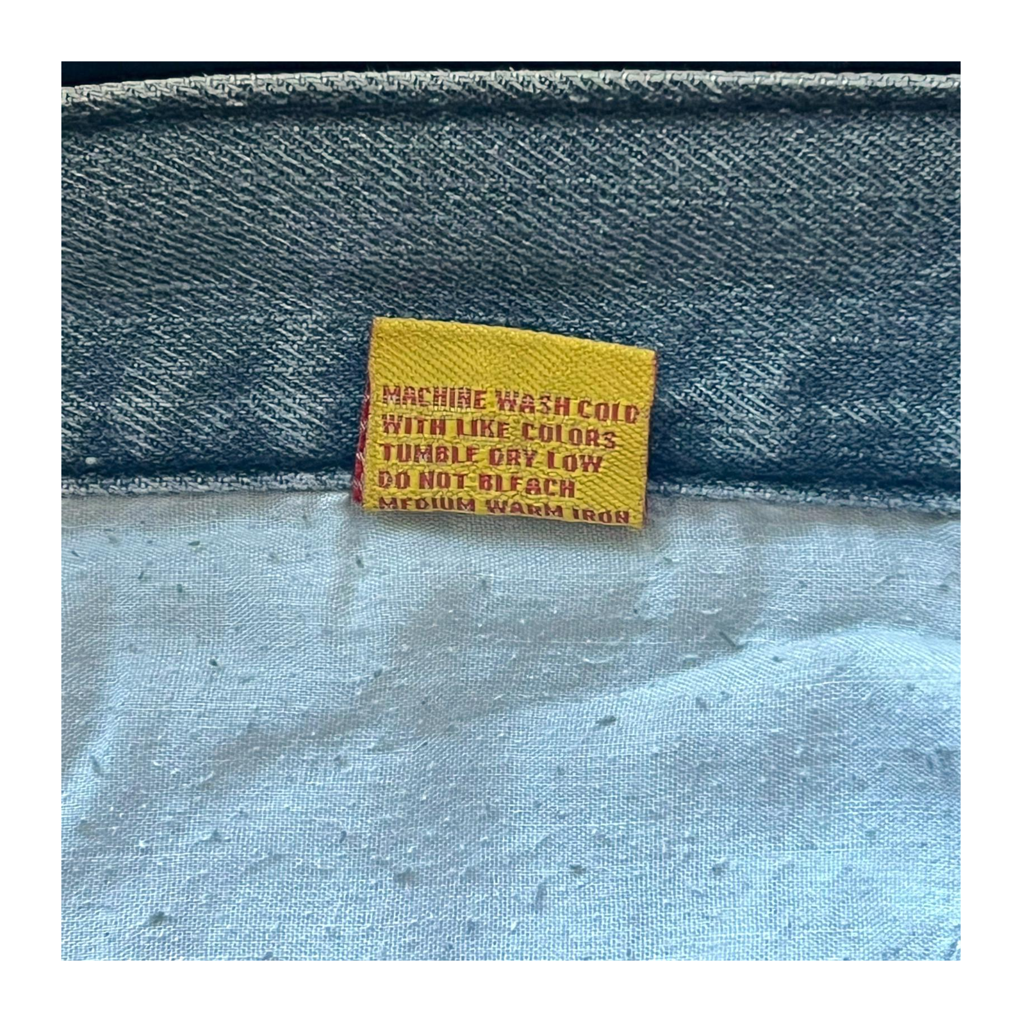 FUSA Focus USA Distressed Straight Leg Denim Jeans 14