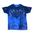 409 Hel FX Y2K Skull T Shirt Blue XL