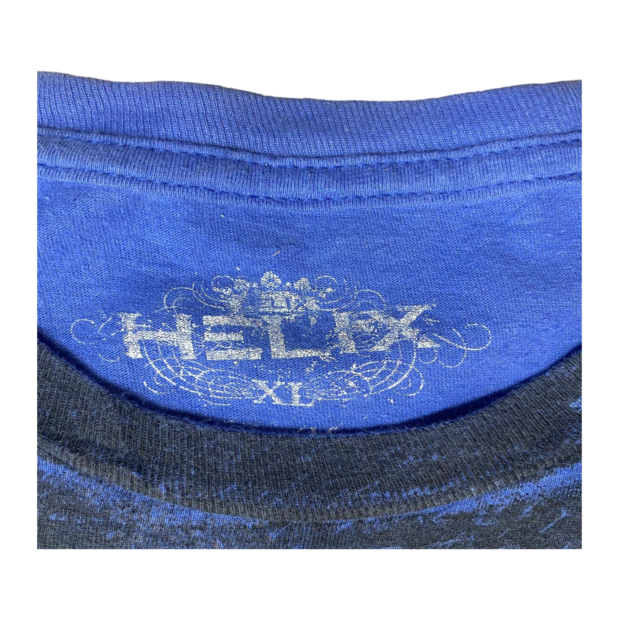 409 Hel FX Y2K Skull T Shirt Blue XL