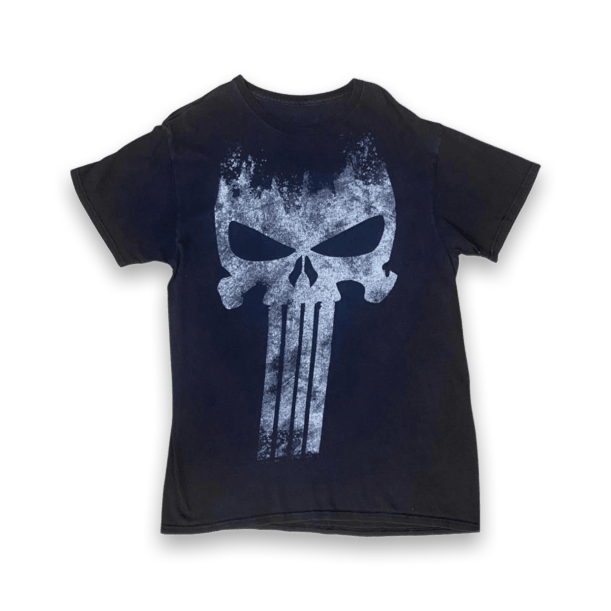 Punisher Skull Y2K Short Sleeve T Shirt Black M