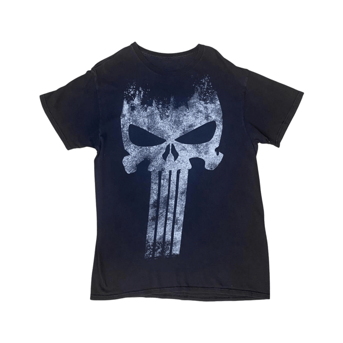 Punisher Skull Y2K Short Sleeve T Shirt Black M