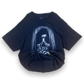 Y2K Spirit Grim Reaper Skull T Shirt Black L