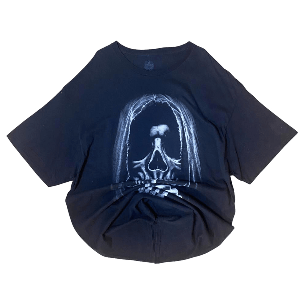 Y2K Spirit Grim Reaper Skull T Shirt Black XL