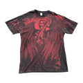Grim Reaper Grunge Red Black 1990’s Vintage W Paper tag Black Red L