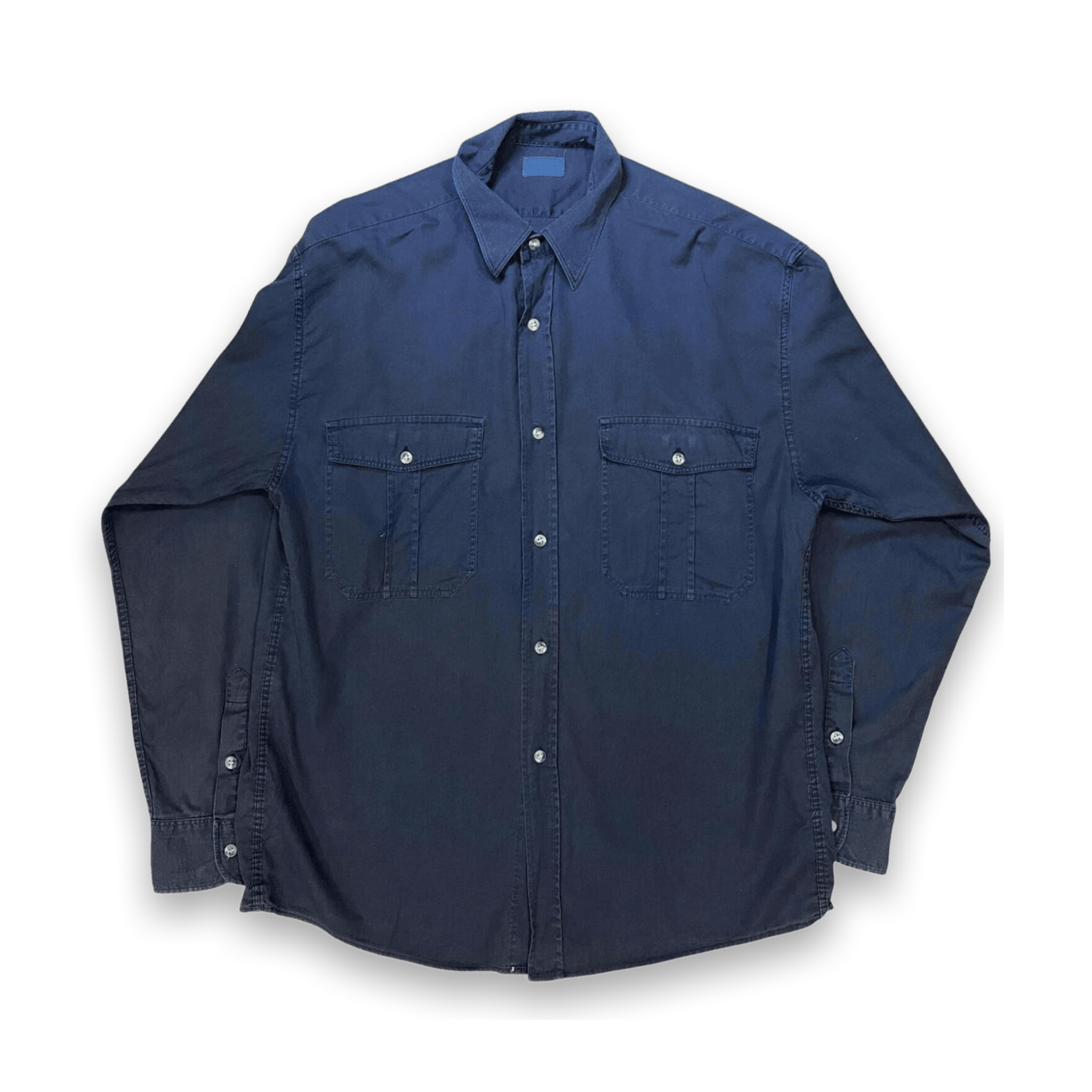Vintage Kenzo Homme Button Up Grey L