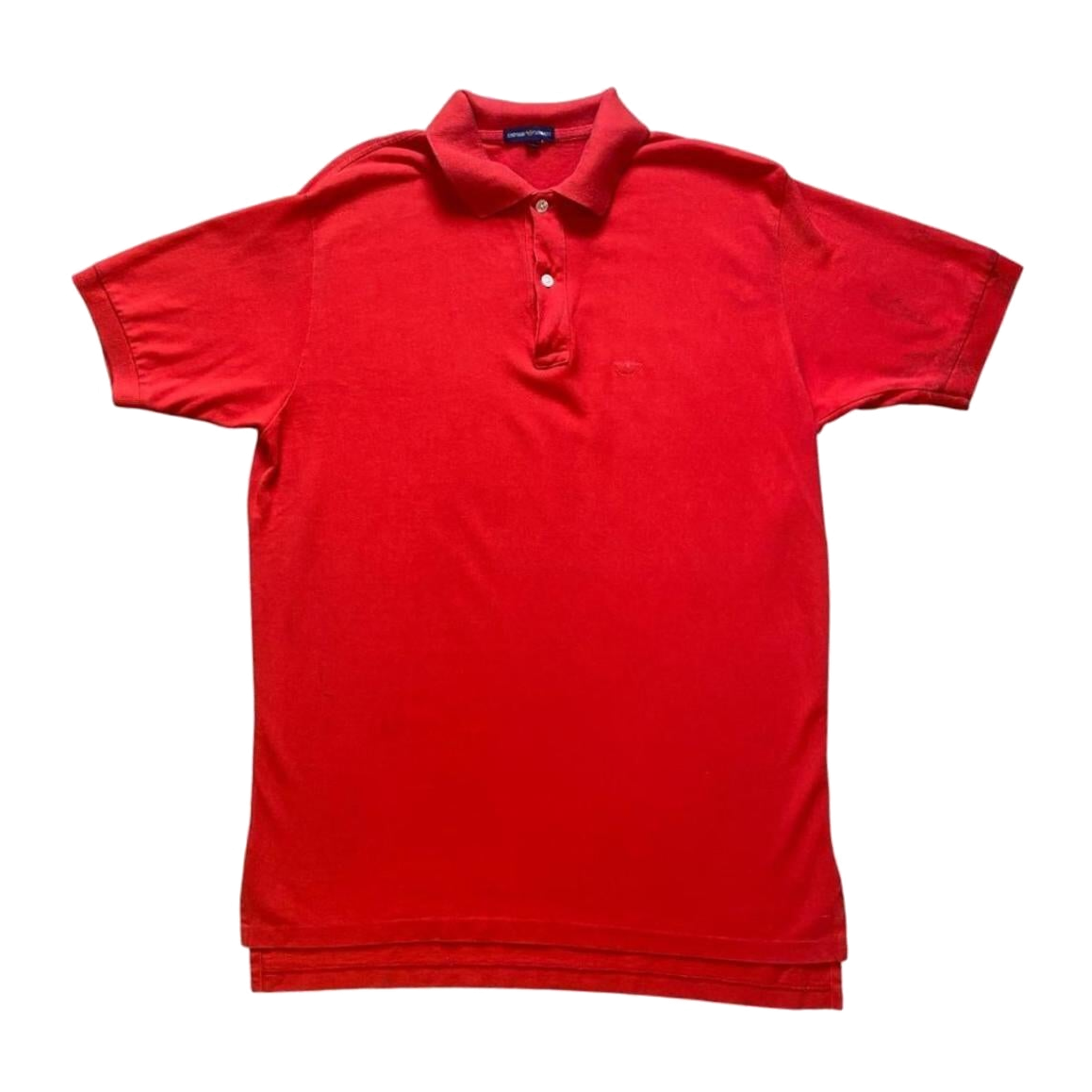 Classics of Emporio Armani Polo Shirt Gold Label Vintage 1980's Red XL