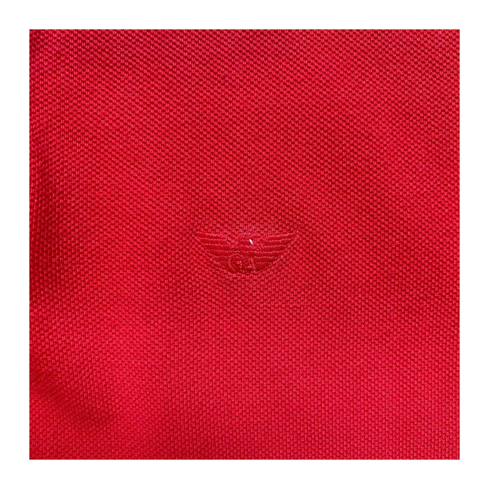 Classics of Emporio Armani Polo Shirt Gold Label Vintage 1980's Red XL