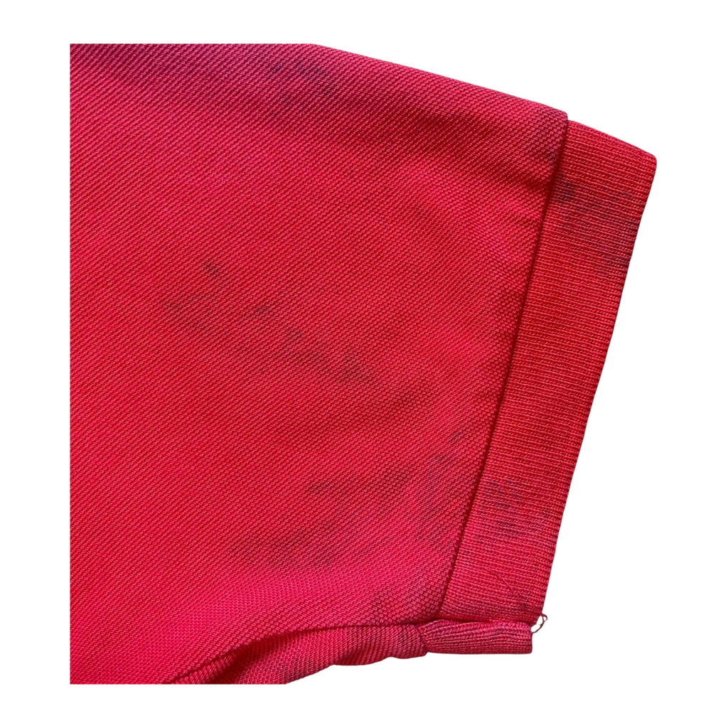 Classics of Emporio Armani Polo Shirt Gold Label Vintage 1980's Red XL