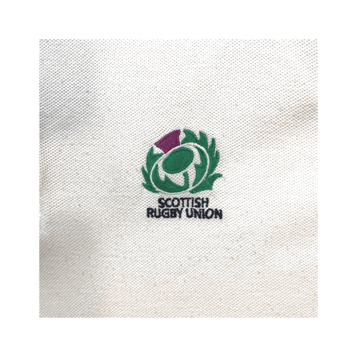Scottish Rugby Union 1999 Pringle Official Polo Shirt White L