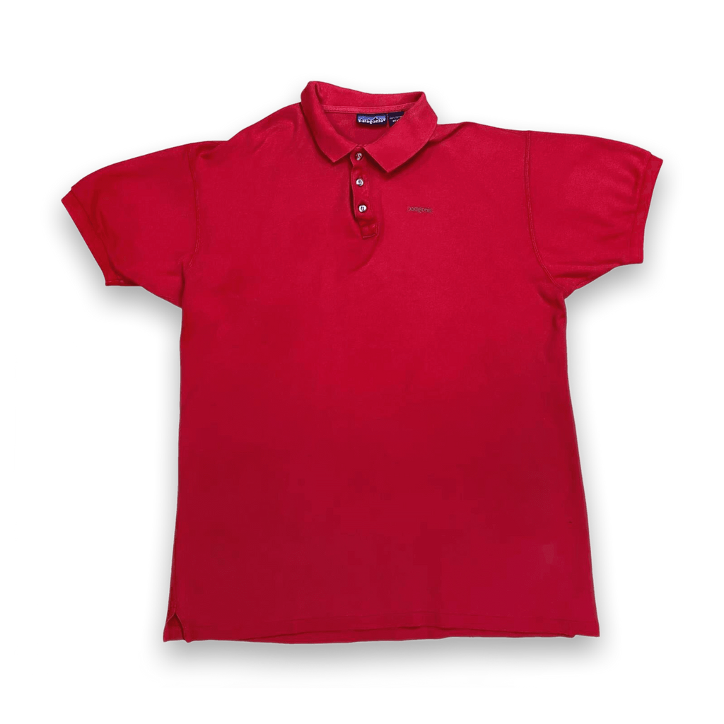 Vintage Patagonia Polo Shirt 1990's Red Size L