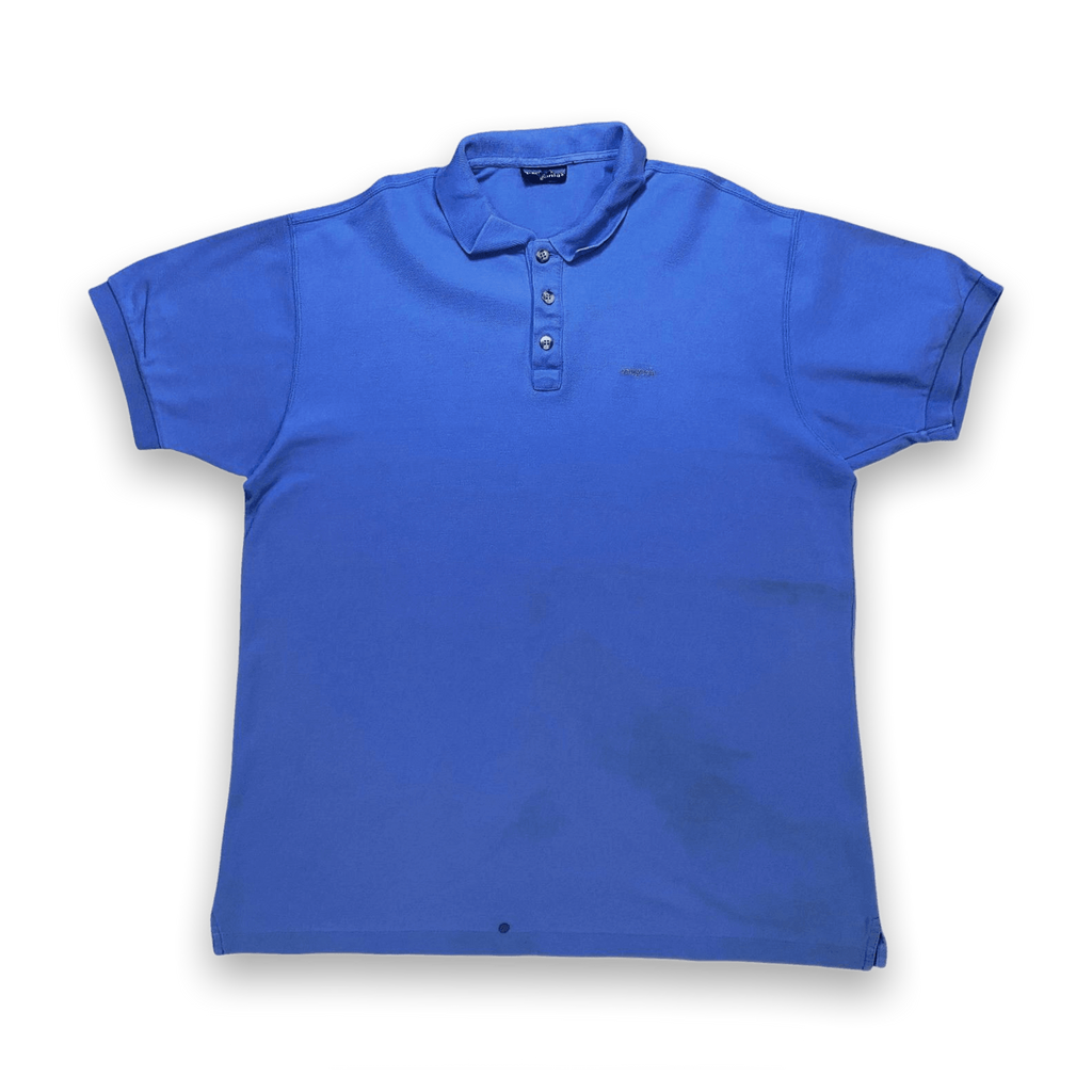 Vintage Patagonia Polo Shirt 1990's Bright Blue Size L