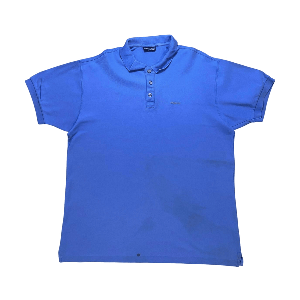 Vintage Patagonia Polo Shirt 1990's Bright Blue Size L