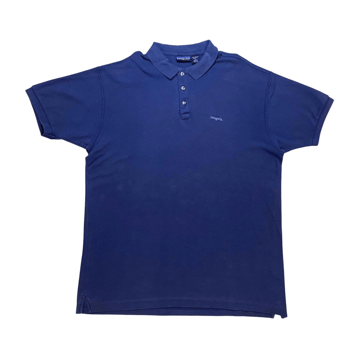 Vintage Patagonia Polo Shirt 1990's Navy Size L