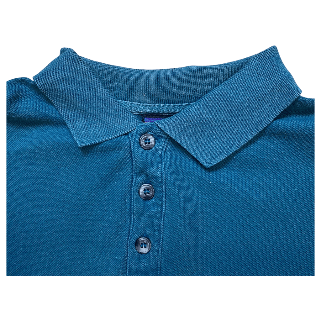 Vintage Patagonia Polo Shirt 1990's Teal Size L