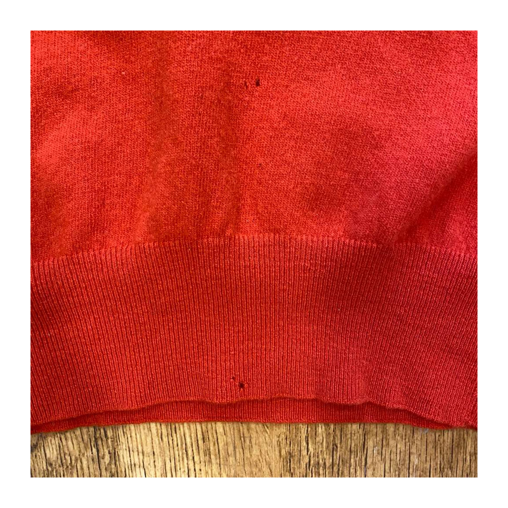 Benetton Vintage 1970s Lambswool Made in Italy Sweater Red M