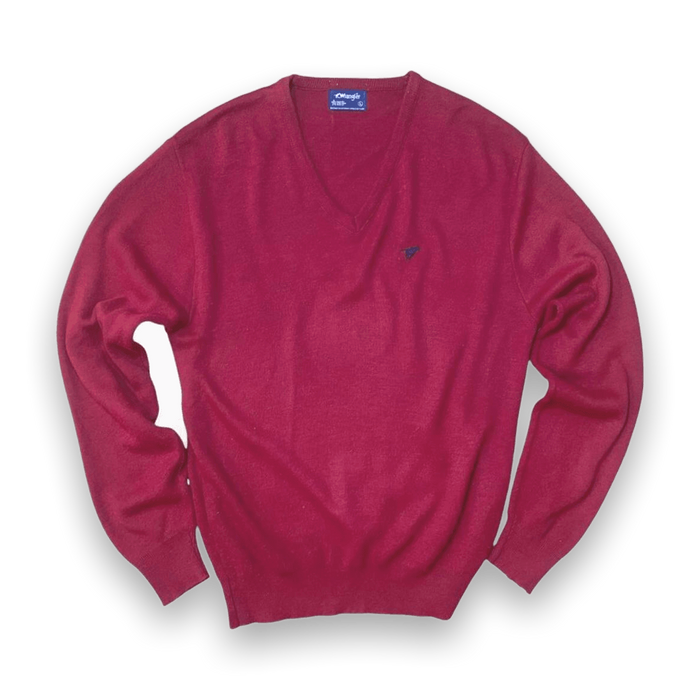 Wrangler Vintage Made in USA Knit Sweater Red L