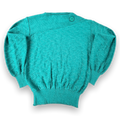Vintage Made in England Women's Sweater Turquoise M